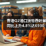 香港Q2港口货物吞吐量同比上升4.8%达6930万公吨 香港Q2港口货物吞吐量同比上升4.8%达6930万公吨