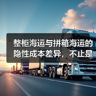 整柜海运与拼箱海运的隐性成本差异,不止是单价区别(国际海运干货知识分享)(图2) 整柜海运与拼箱海运的隐性成本差异,不止是单价区别(国际海运干货知识分享)(图2)