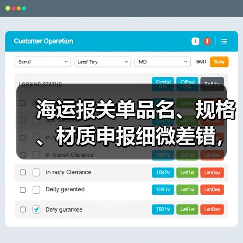 海运报关单品名、规格、材质申报细微差错，会引发哪些连锁清关问题（国际海运干货知识分享）（图4）