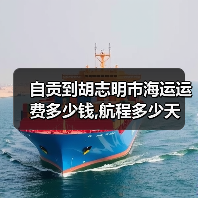 自贡到胡志明市海运运费多少钱,航程多少天