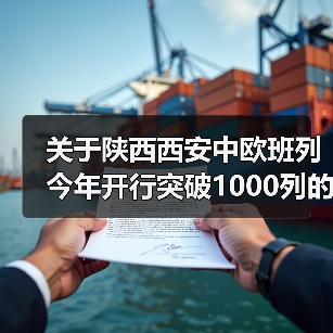 关于陕西西安中欧班列今年开行突破1000列的报道