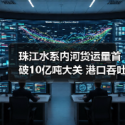 珠江水系内河货运量首破10亿吨大关 港口吞吐量呈两位数增幅