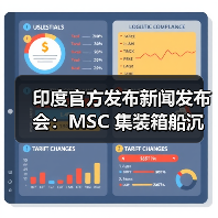 印度官方发布新闻发布会：MSC 集装箱船沉没（国际海运新闻资讯）（图1）