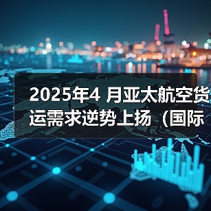 2025年4 月亚太航空货运需求逆势上扬(国际空运新闻资讯)(图2) 2025年4 月亚太航空货运需求逆势上扬(国际空运新闻资讯)(图2)