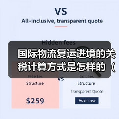 国际物流复运进境的关税计算方式是怎样的(不清楚的跨境电商卖家请注意)(图3) 国际物流复运进境的关税计算方式是怎样的(不清楚的跨境电商卖家请注意)(图3)