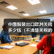 中国服装出口欧洲关税多少钱(不清楚关税的跨境电商卖家看过来)(图3) 中国服装出口欧洲关税多少钱(不清楚关税的跨境电商卖家看过来)(图3)