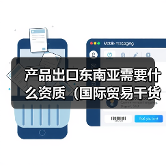 产品出口东南亚需要什么资质(国际贸易干货知识分享)(图1) 产品出口东南亚需要什么资质(国际贸易干货知识分享)(图1)