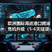 欧洲国际海运港口拥堵危机升级(5-6天延误成常态,形势持续恶化)(图3) 欧洲国际海运港口拥堵危机升级(5-6天延误成常态,形势持续恶化)(图3)