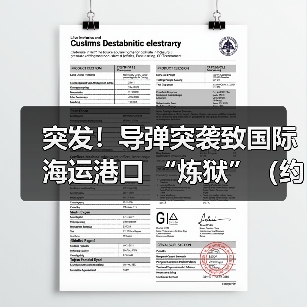 突发!导弹突袭致国际海运港口 “炼狱”(约百个集装箱熊熊燃烧)(图2) 突发!导弹突袭致国际海运港口 “炼狱”(约百个集装箱熊熊燃烧)(图2)