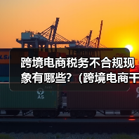 跨境电商税务不合规现象有哪些?(跨境电商干货知识分享)(图3) 跨境电商税务不合规现象有哪些?(跨境电商干货知识分享)(图3)