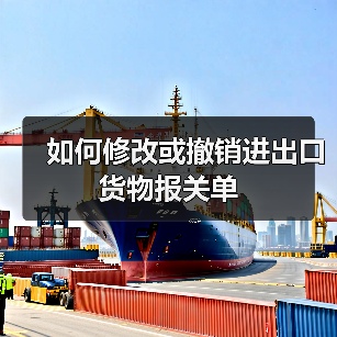 如何修改或撤销进出口货物报关单（图4）