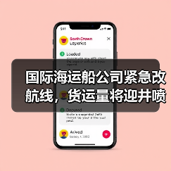 国际海运船公司紧急改航线，货运量将迎井喷式增长（海运市场风云突变）（图4）