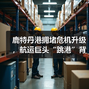 鹿特丹港拥堵危机升级，航运巨头“跳港”背后隐藏哪些风险？
