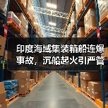印度海域集装箱船连爆事故，沉船起火引严管风暴（图1）