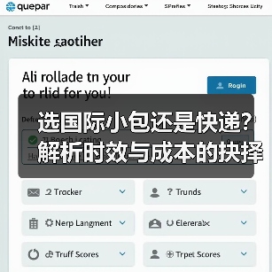 选国际小包还是快递？解析时效与成本的抉择