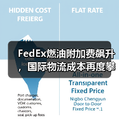 FedEx燃油附加费飙升，国际物流成本再度攀升（图1）