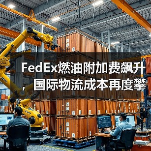 FedEx燃油附加费飙升，国际物流成本再度攀升（图4）