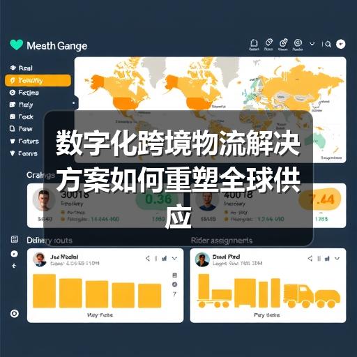 数字化跨境物流解决方案如何重塑全球供应链韧性(图2) 数字化跨境物流解决方案如何重塑全球供应链韧性