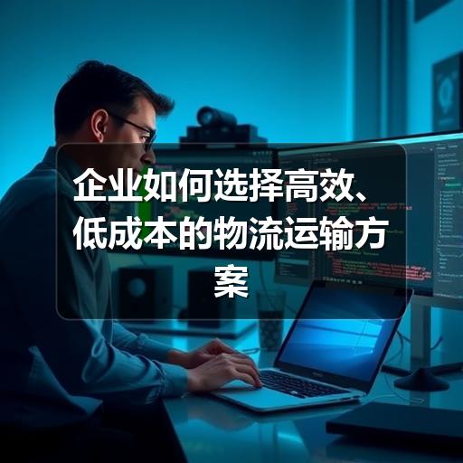 企业如何选择高效、低成本的物流运输方案