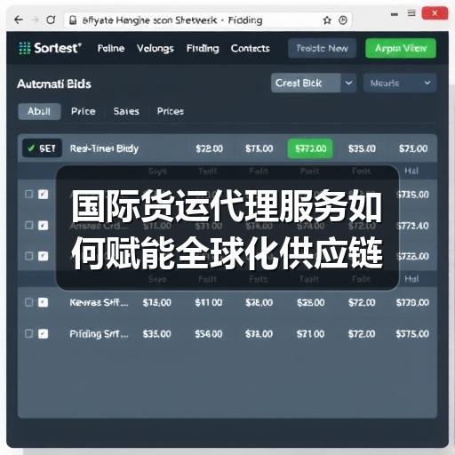 国际货运代理服务如何赋能全球化供应链