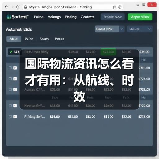 国际物流资讯怎么看才有用:从航线、时效到清关风险的判断方法(图1) 国际物流资讯怎么看才有用:从航线、时效到清关风险的判断方法