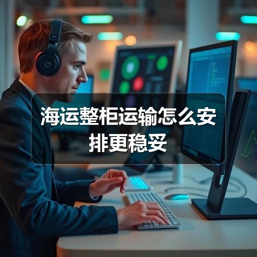 海运整柜运输怎么安排更稳妥