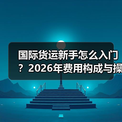 国际货运新手怎么入门？2026年费用构成与操作流程详解